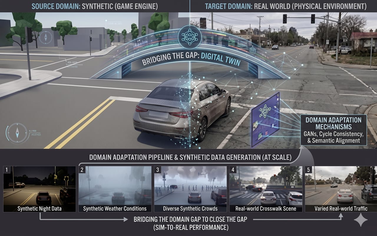 Synthetic data generation and domain adaptation